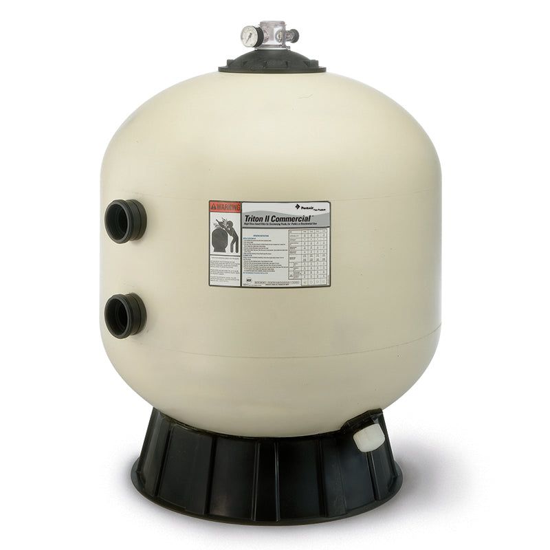 Pentair 36" Triton® C High Capacity Fiberglass Side Mount Sand Filter TR140C Almond