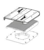 Hayward COVER RETRO VFG MDX2 WHT