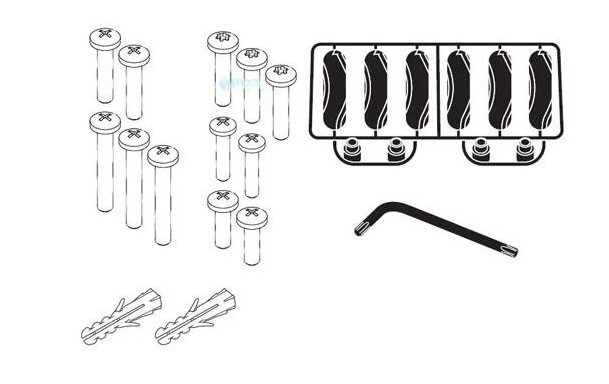 Hayward SCREW SET CONCRETE SDX2
