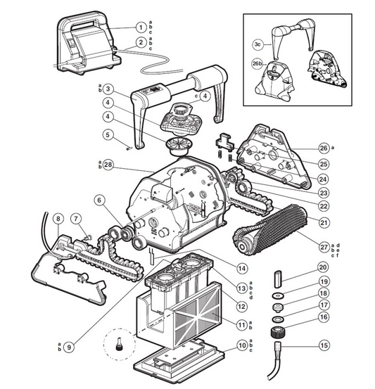 TIGERSHARK2 110/60 W/CADDY -- GRAY