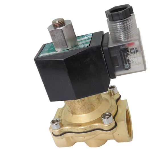 110 VAC Brass Body 3/4" Solenoid Valve (Open Line)