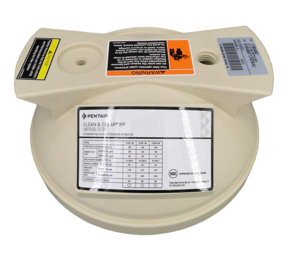 Pentair PXC Small Lid Replacement for Pool Filter 100 Sq Ft