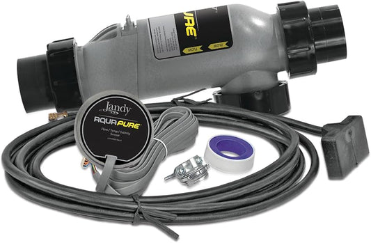 Jandy Aquapure Cell Kit, 14 Blade, 3-Port W/ 2”-2.5” PVC Universal Unions, Slotted Sensor, 16' DC Cable