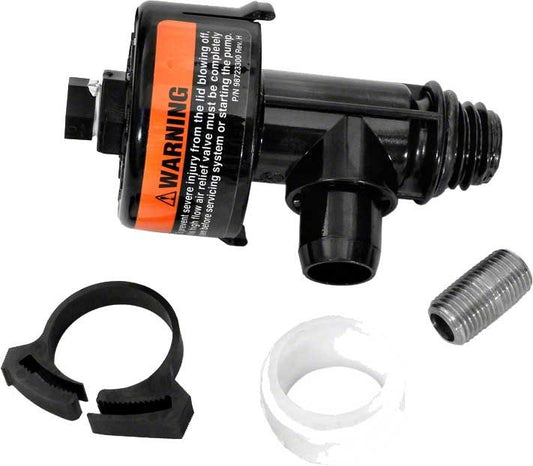 Pentair High Flow Manual Air Relief Valve with Instruction Labels