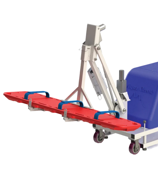 SPINE BOARD ASSY - MIGHTY VOYAGER - W-STRAPS & HEAD IMMOBILIZER (LIMIT WT CAP TO 300#) *