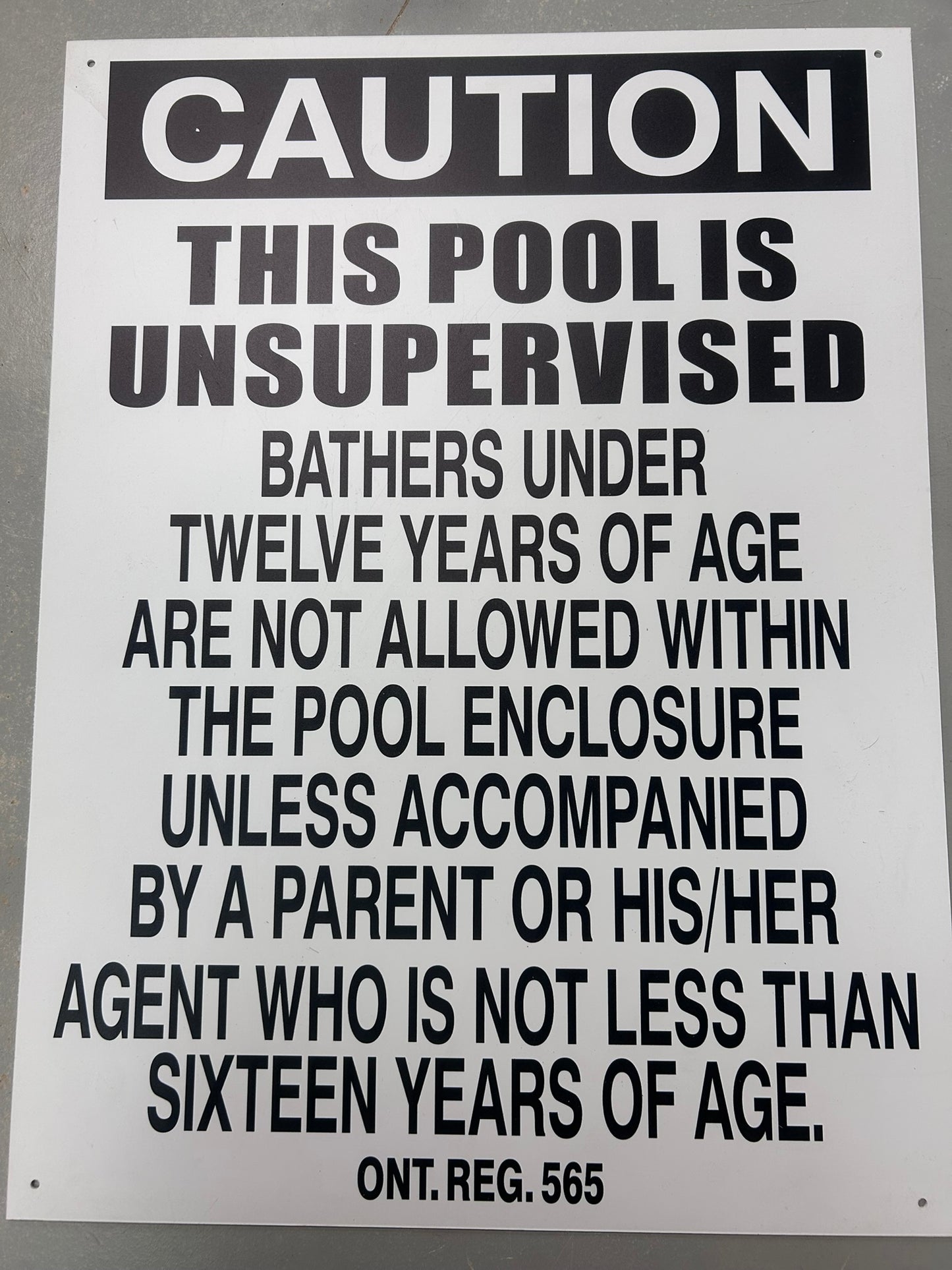 Unsupervised Pool Sign