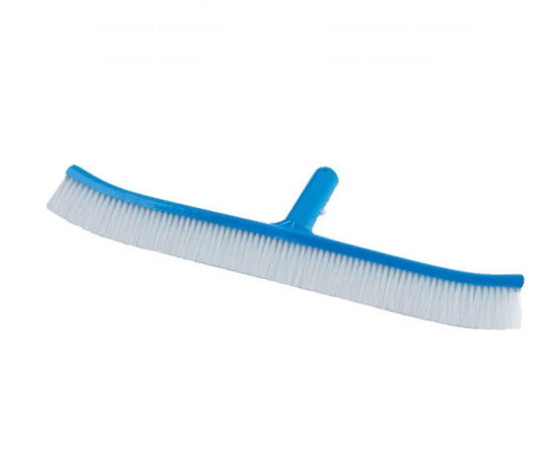 Pentair 18'' ABS Plastic Black White Nylon Bristle Brush