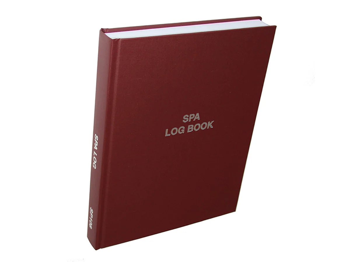 Mursatt Spa Log Book - Professional Bound