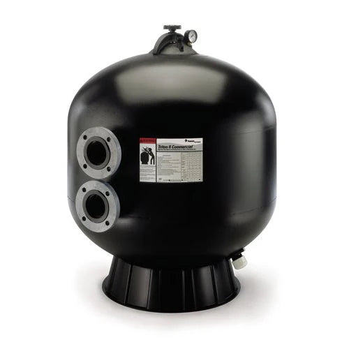 Pentair 30" Triton® C-3 High Capacity Fiberglass Side Mount Sand Filter TR100C-3 Black