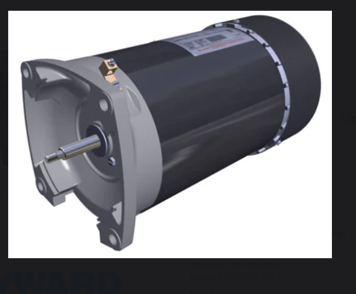 MOTOR, 2HP, THREE PHASE 575V