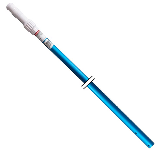 Pentair 8' - 15-1/2' Blue Aluminum 2-Piece Telescopic Pole with E-Z Cam Lock